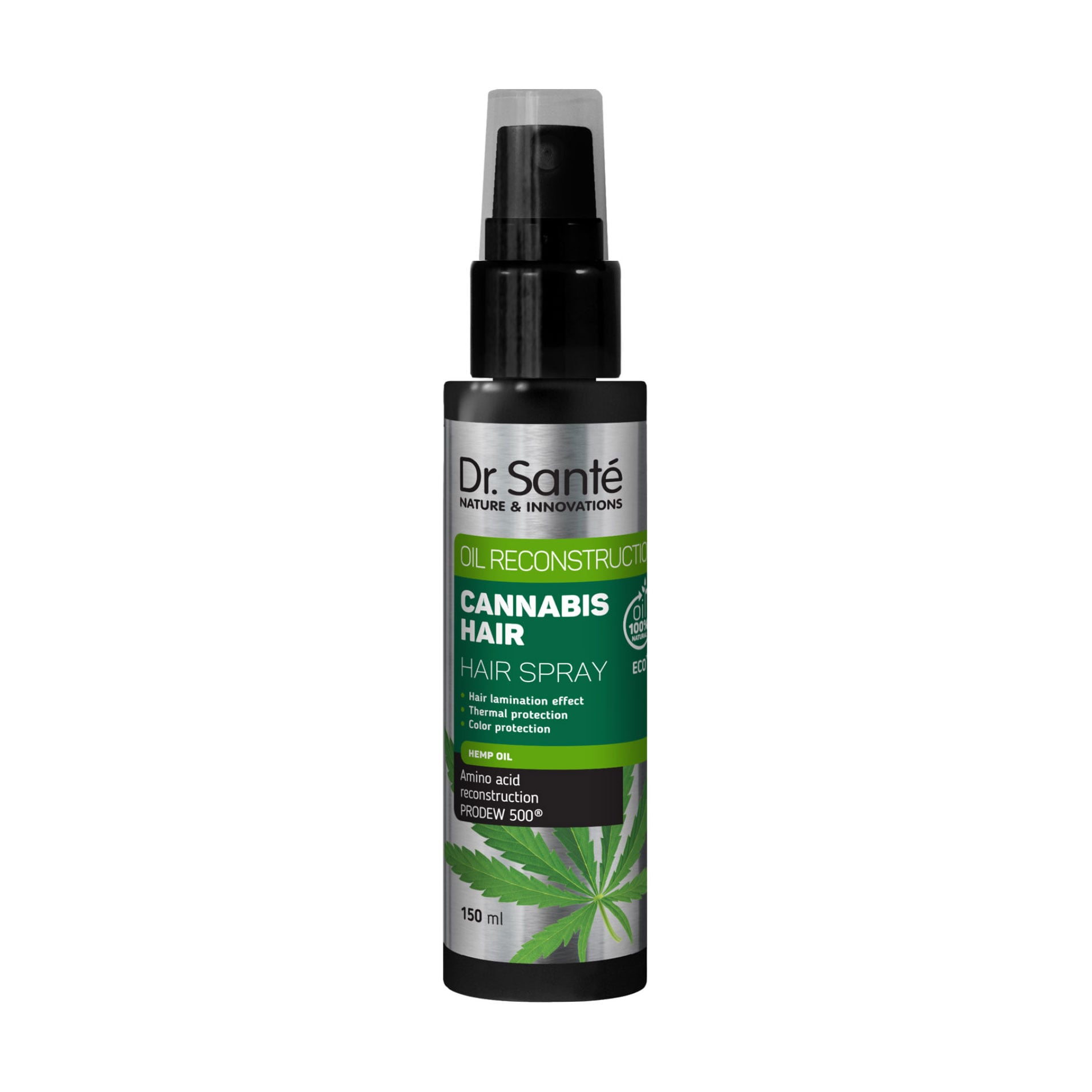 Спрей для волосся Dr. Sante Cannabis Hair Spray з олією конопель, 150 мл
